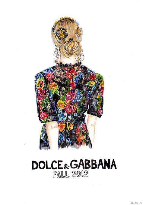 dolce gabbana illustration|dolce and gabbana inspired dresses.